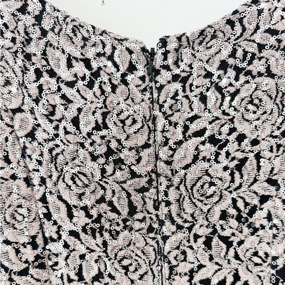 Vintage - Alex Evenings - Sequin Gown - Scoop Neck - Size 12 - Picture 8 of 15